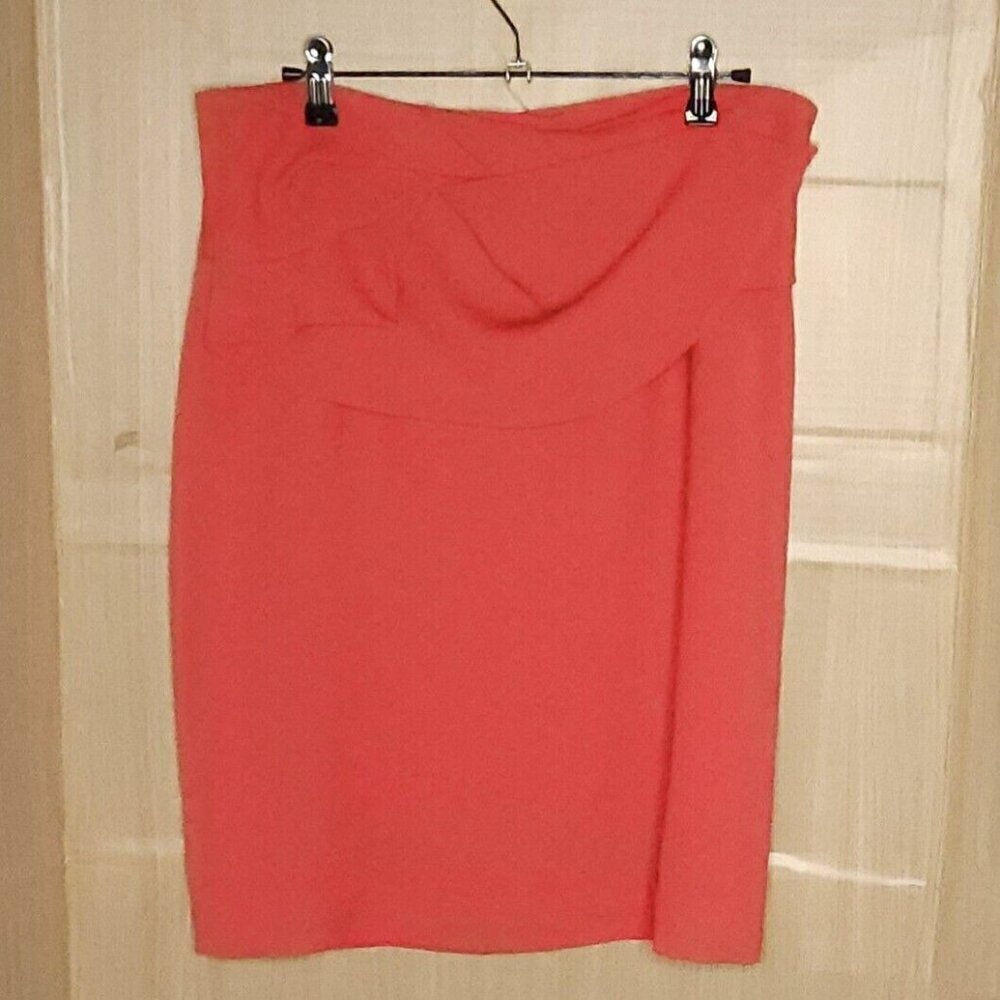 Antonio Melani Salmon Pink Pencil Skirt 10